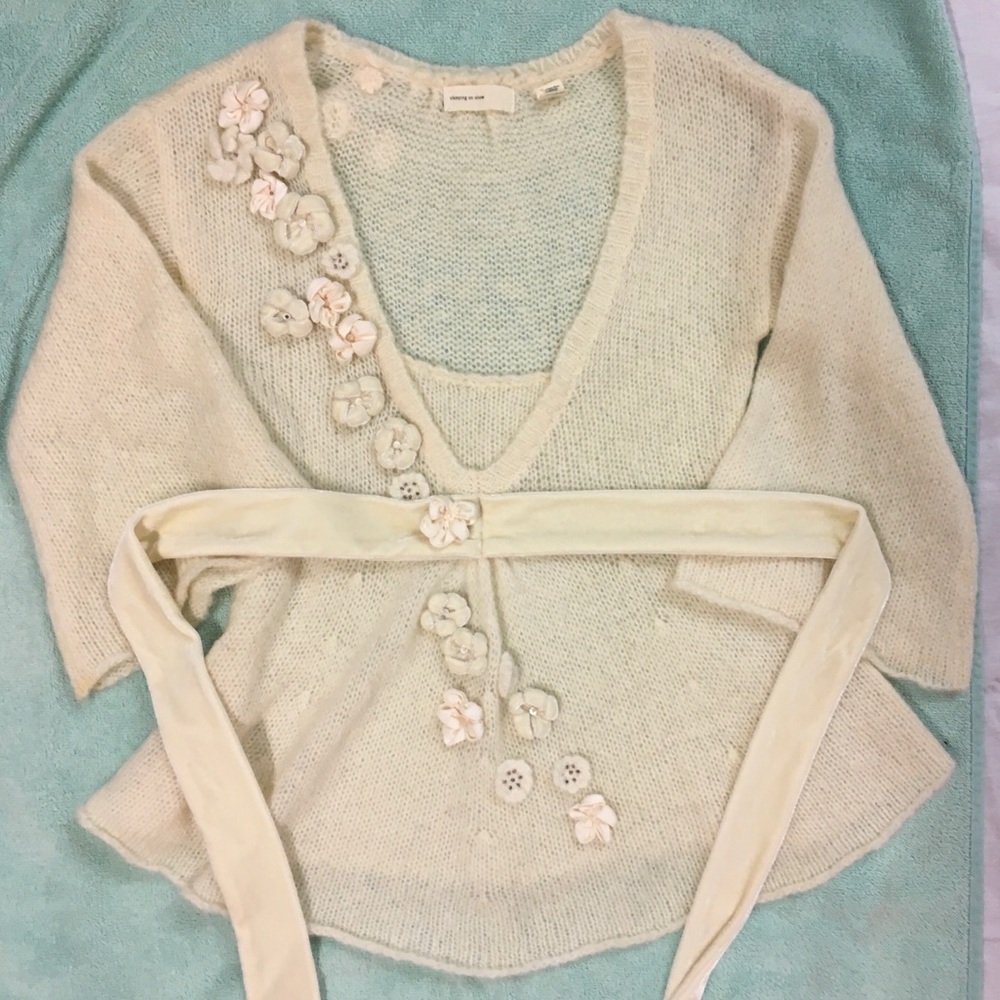 Anthropologie “Sleeping on Snow XS sweater.